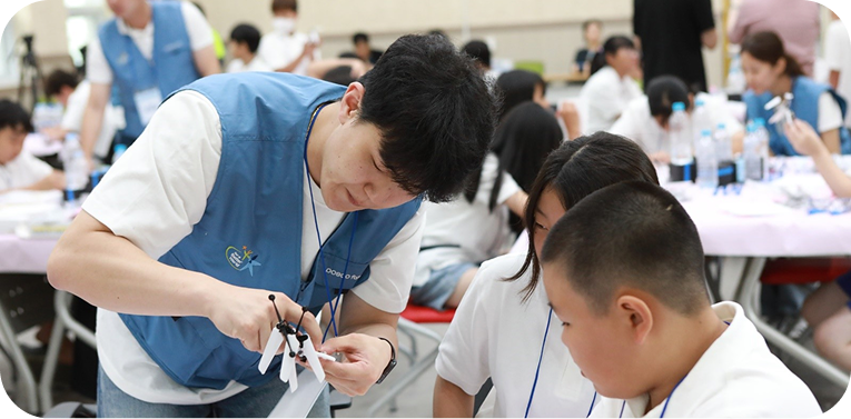 푸른꿈 환경캠프 단체사진